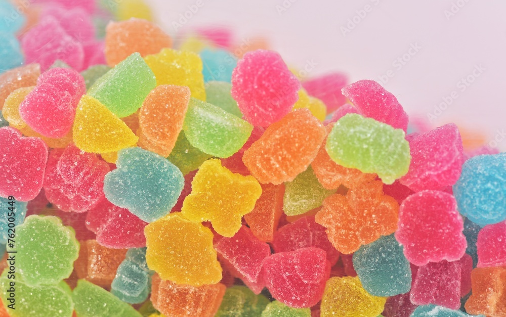 colorful gelatin jelly fruity mix with sugar colorful gelatin jelly fruity mix with sugar