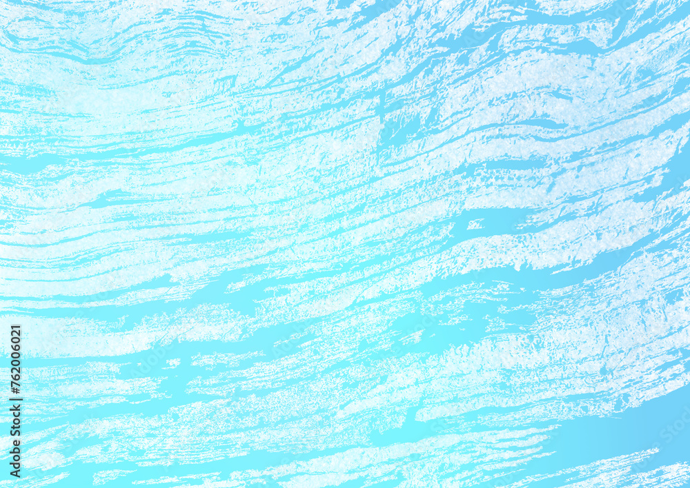 Obraz premium 青い水彩模様の背景イラスト