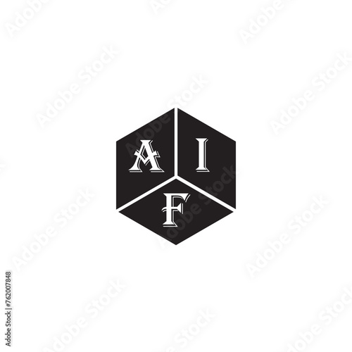 AIF letter logo design on white background. AIF creative initials letter logo concept. AIF letter design.
Print photo