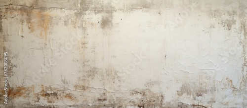 Abstract Layers of Brown and Black Paint Splattered on a White Wall