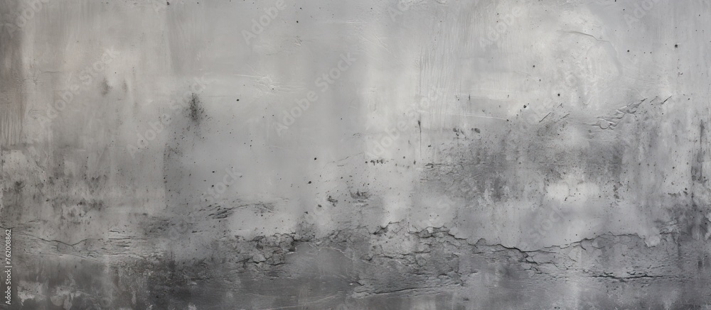 Elegant Black and White Artwork Adorning a Vast Grey Wall in a Mysterious Gallery Space