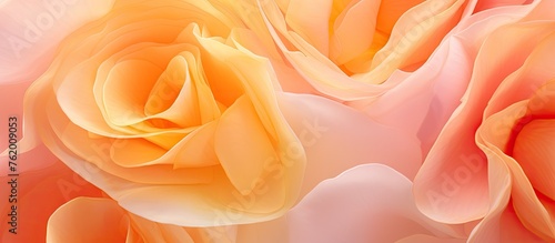 Close-up of a Pink and Orange Flower