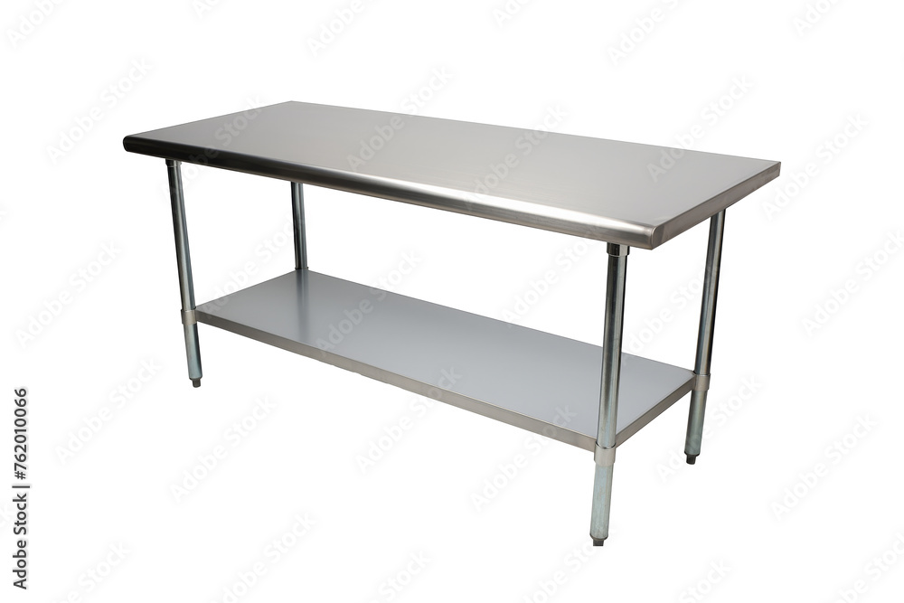 Stainless kitchen table isolated on transparent background,for prepare for cooking. Stainless kitchen table isolated on transparent background,for prepare for cooking.