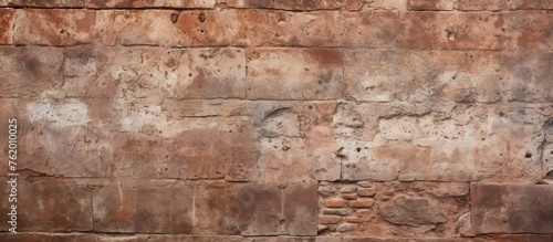 Brick wall with classic brick pattern