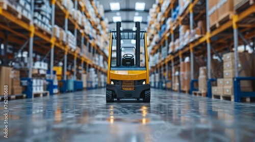 Autonomous Forklift Drives on the Warehouse