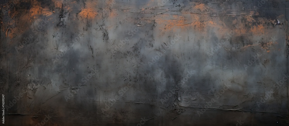 Obraz premium Rusty metal surface with faded orange hue