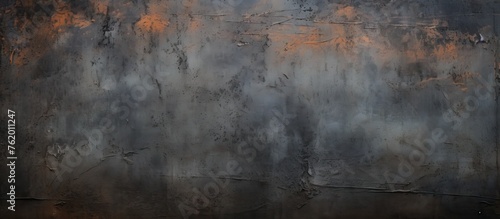 Rusty metal surface with faded orange hue