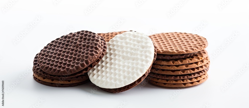A Tempting Stack of Decadent Chocolate Bars Waiting to Be Indulged A Tempting Stack of Decadent Chocolate Bars Waiting to Be Indulged