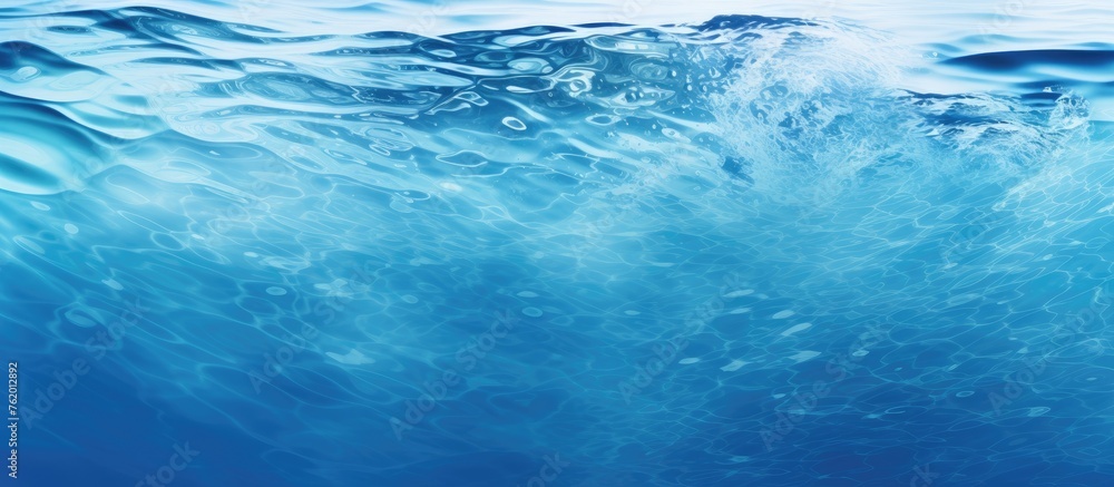 A wave crashing in the sea A wave crashing in the sea