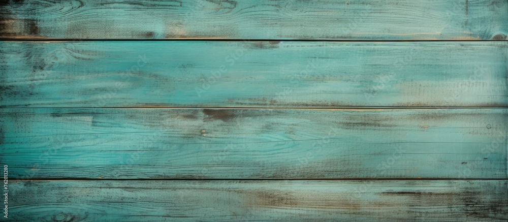 Obraz premium Blue wooden surface texture
