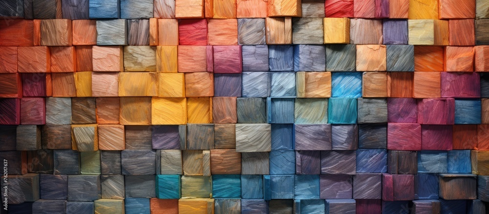 Multicolored wall panel, textured backdrop. Multicolored wall panel, textured backdrop.