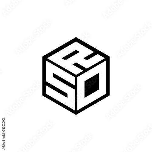 SDR letter logo design with white background in illustrator. Vector logo, calligraphy designs for logo, Poster, Invitation, etc. photo