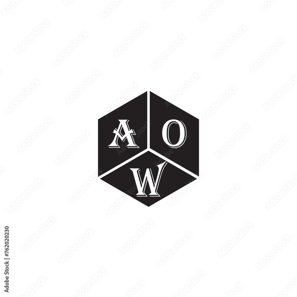 AOW letter logo design on white background. AOW creative initials letter logo concept. AOW letter design.
AOW letter logo design on white background. AOW creative initials letter logo concept. AOW letter design.