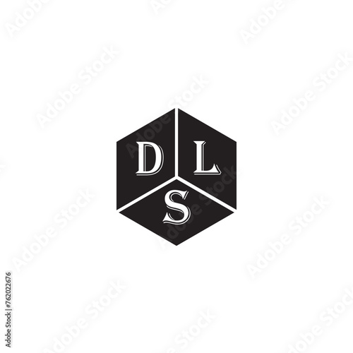 PrintDLS letter logo design on white background. DLS creative initials letter logo concept. DLS letter design.
 photo