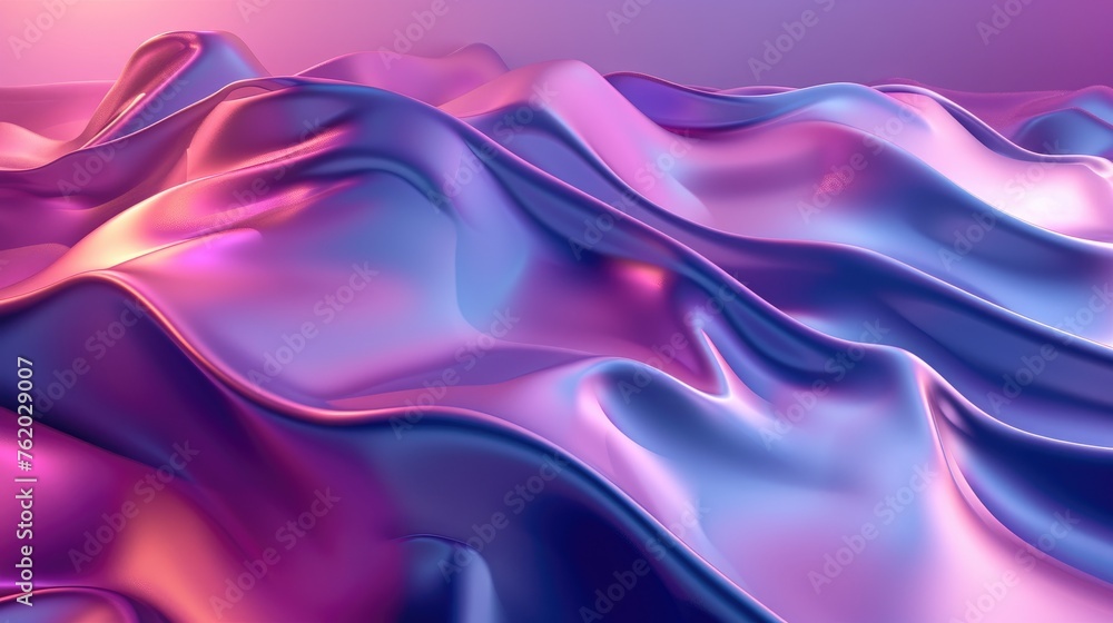 Obraz premium 3d organic gradient wave background