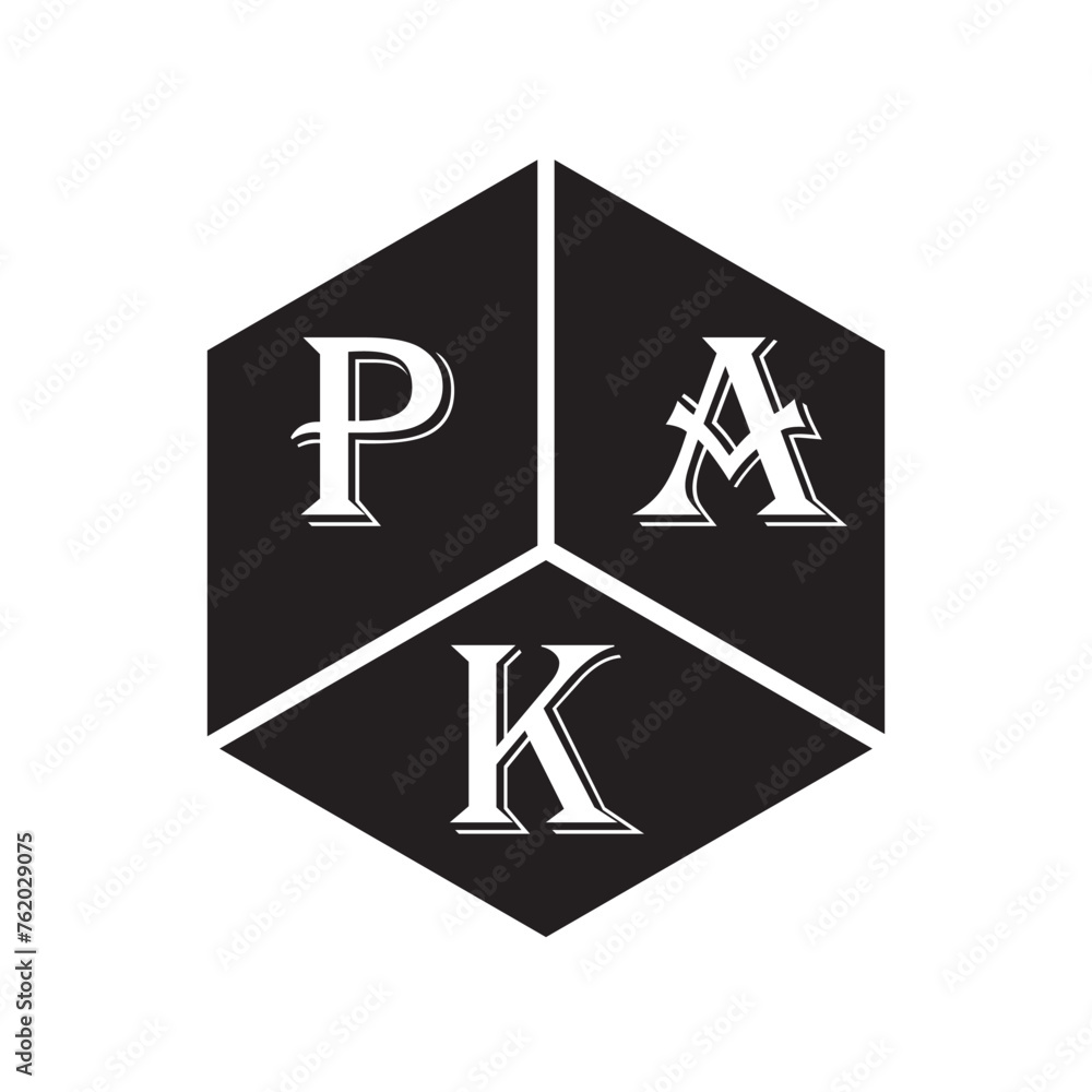 PAK letter logo design on white background. PAK creative initials letter logo concept. PAK letter design.
PAK letter logo design on white background. PAK creative initials letter logo concept. PAK letter design.