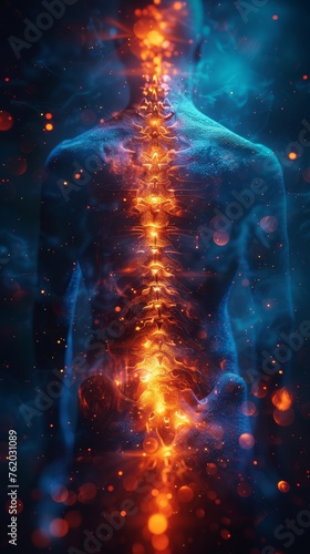 Human Body Back Pain: Augmented reality discomfort of spine trauma.