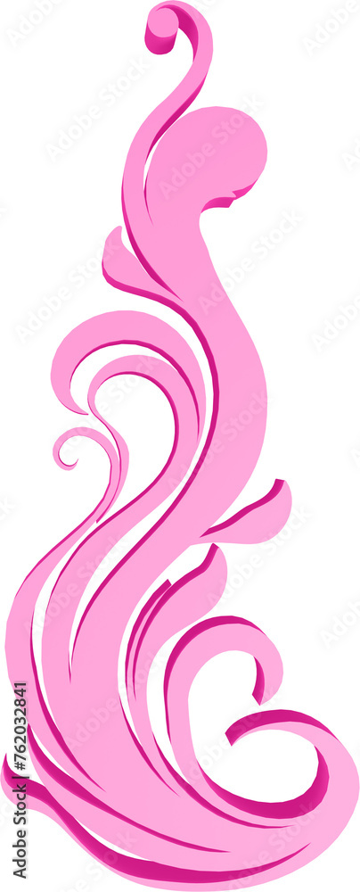 3D illustration render of abstract fire symbol of different shapes and colors on a transparent background 3D illustration render of abstract fire symbol of different shapes and colors on a transparent background