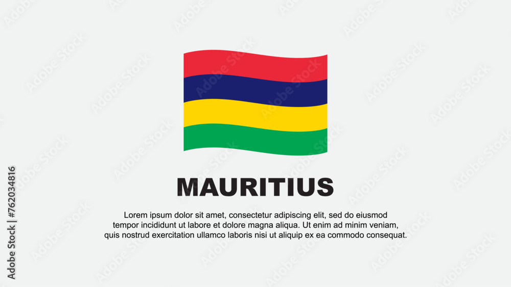 Mauritius Flag Abstract Background Design Template. Mauritius Independence Day Banner Social Media Vector Illustration. Mauritius Background Mauritius Flag Abstract Background Design Template. Mauritius Independence Day Banner Social Media Vector Illustration. Mauritius Background