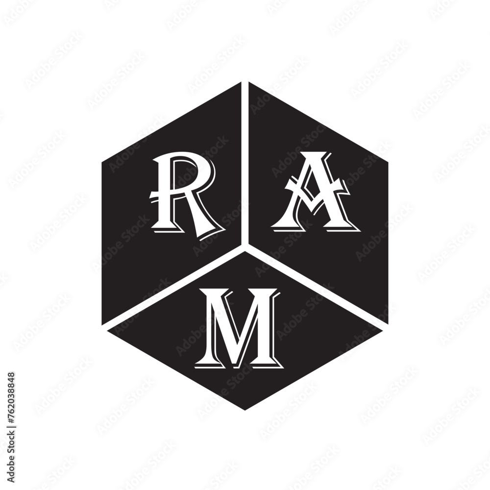RAM letter logo design on white background. RAM creative initials letter logo concept. RAM letter design.
RAM letter logo design on white background. RAM creative initials letter logo concept. RAM letter design.