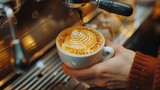 Pouring Coffee Into a Cup