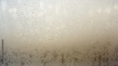 dew and steam on the windows when it rains