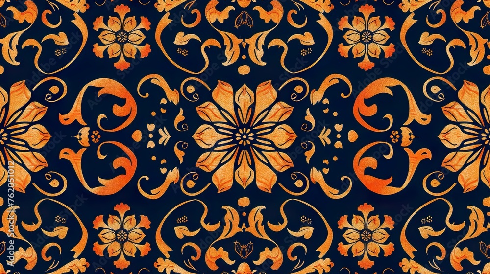 Batik pattern in a seamless and repeatable design Batik pattern in a seamless and repeatable design