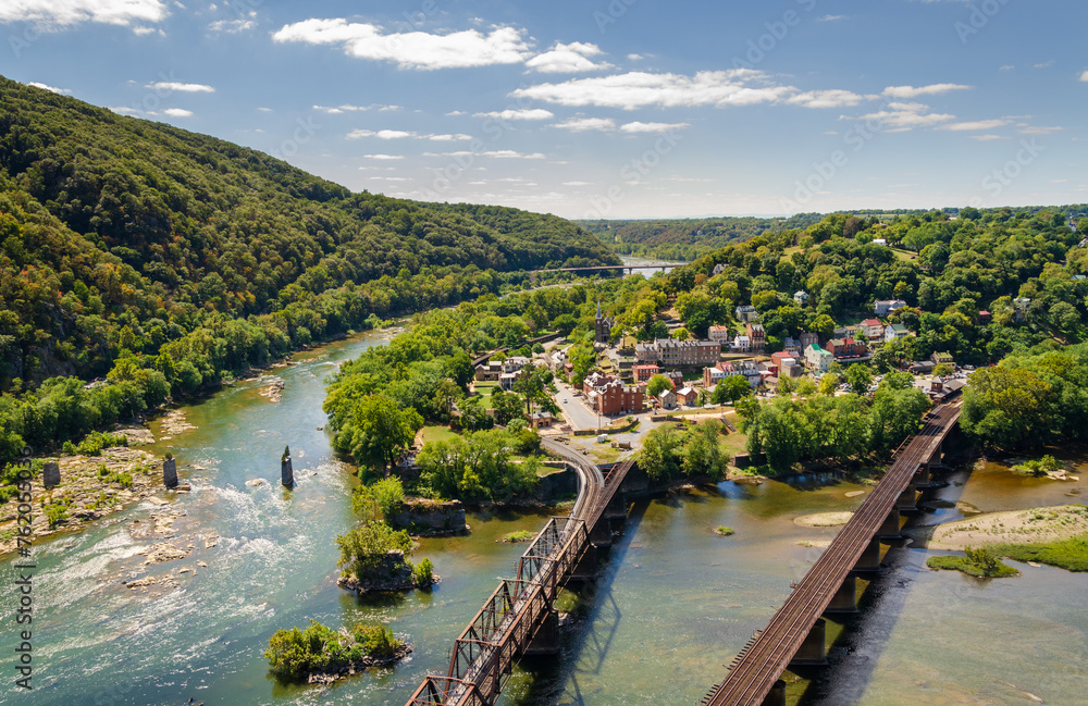 Overlook at Harpers Ferry National Historical Park