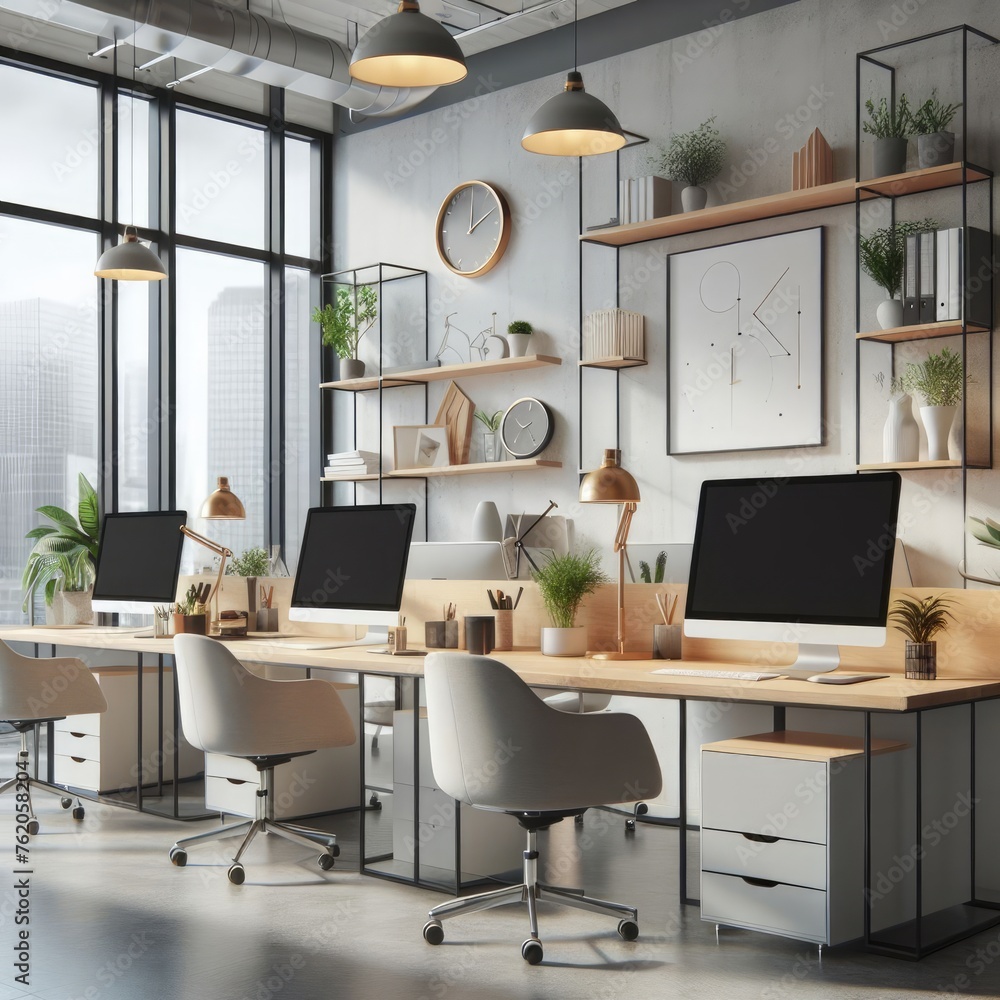Modern and Comfortable Workspace Design Modern and Comfortable Workspace Design