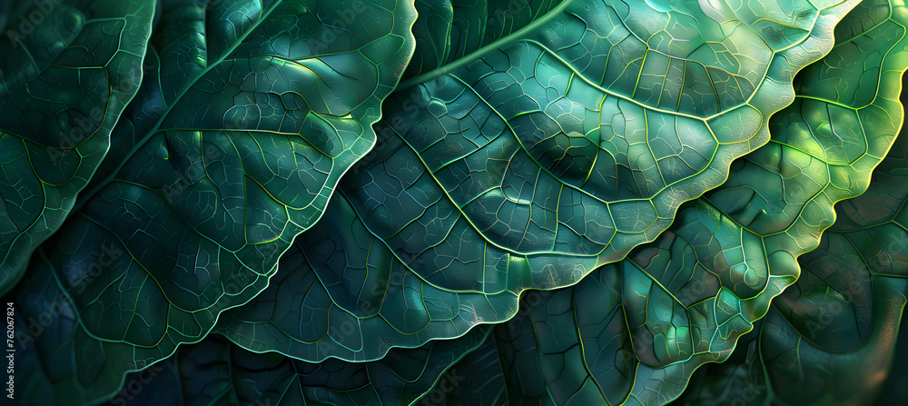 A realistic close-up of a green leaf with vivid coloration and detailed veins, perfect for nature-themed designs and wallpapers A realistic close-up of a green leaf with vivid coloration and detailed veins, perfect for nature-themed designs and wallpapers