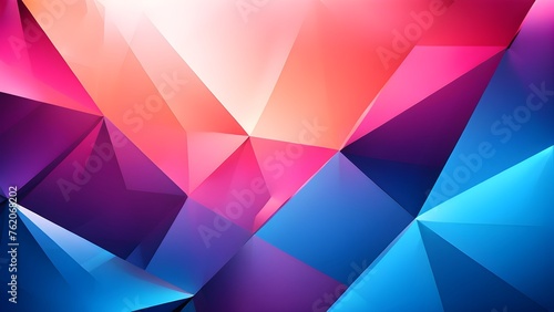Modern geometric abstract colorful background