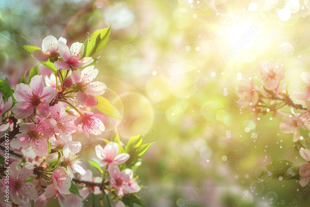 spring blossom background for your text