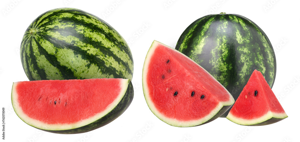 Watermelon, half and slice isolated, Fresh and Juicy Watermelon, transparent PNG, PNG format, collection, set Watermelon, half and slice isolated, Fresh and Juicy Watermelon, transparent PNG, PNG format, collection, set