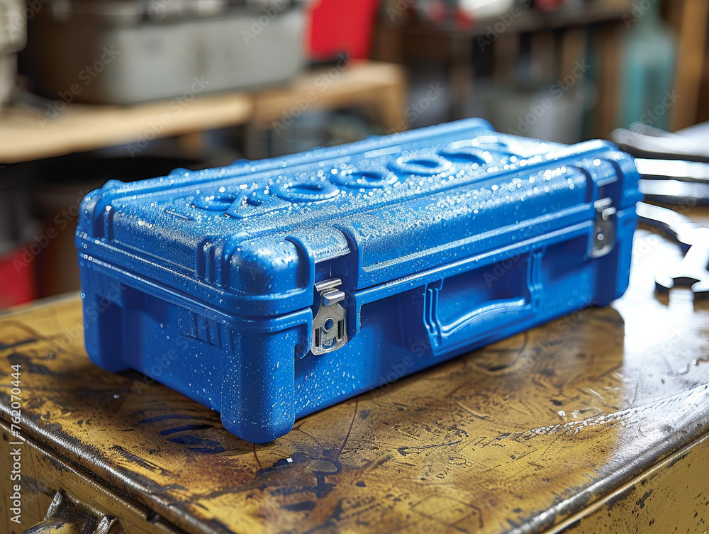 Fotografie DIY Workshop with Tan Worktables in Electric Blue