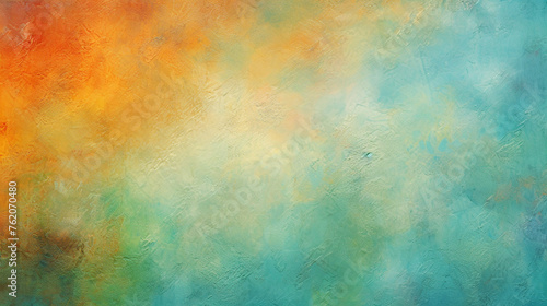 colorful background in blur green orange yellow gold color