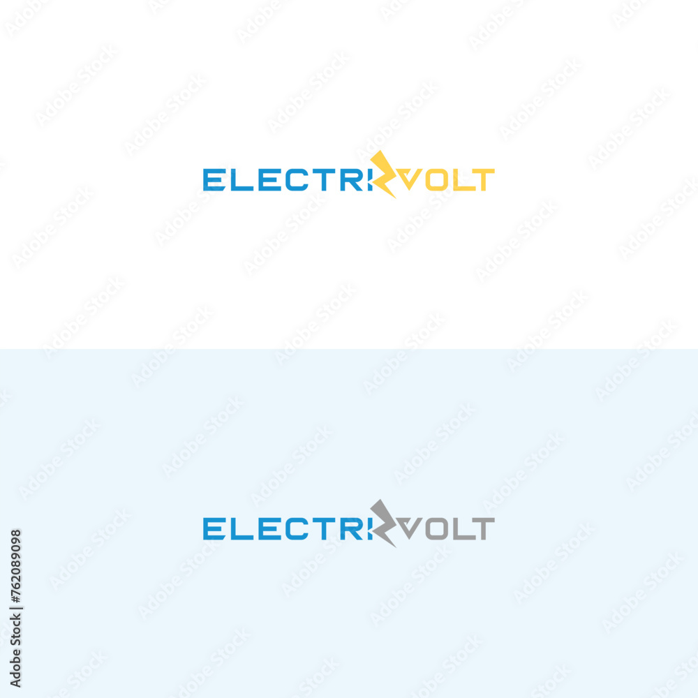 electric volt word mark logo design for electrical energy business electric volt word mark logo design for electrical energy business