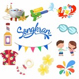 Songkran traditions, items related to Songkran