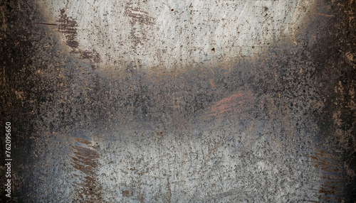 Grunge metal background or texture with scratches and cracks from grinding of the surface