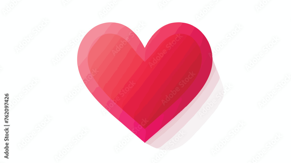 Heart icon. vector illustration flat vector 