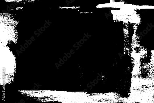 Artistic graphics black and white. Abstract grunge for design universal