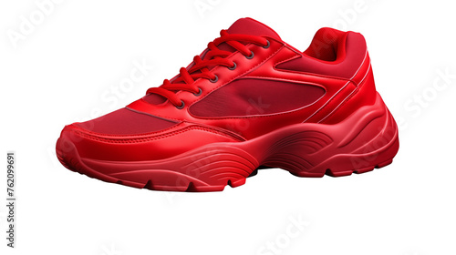 red shoes isolated on transparent background