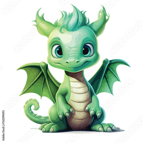 Fantasy Baby Dragon Clipart 