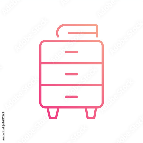Drawers icon editable stock vector stock