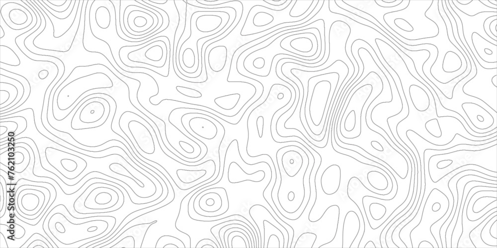 Abstract black & white topography on old paper-textured canvas 