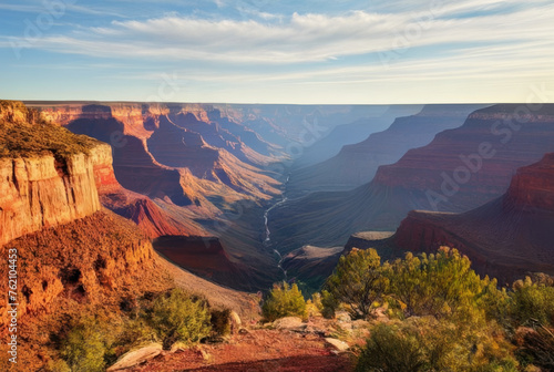 View of the Grand Canyon National Park, Arizona, United States.