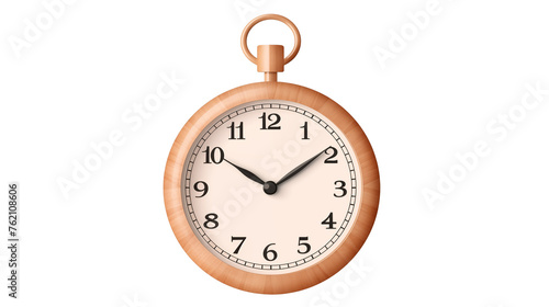 clock isolated on transparent background