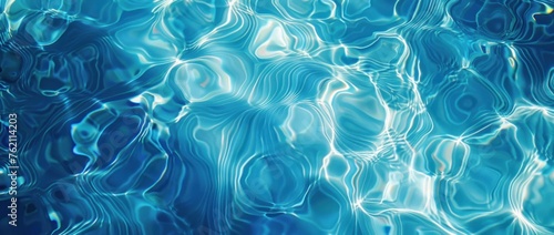 Serene Aquamarine Ripples - The Essence of Purity Generative AI