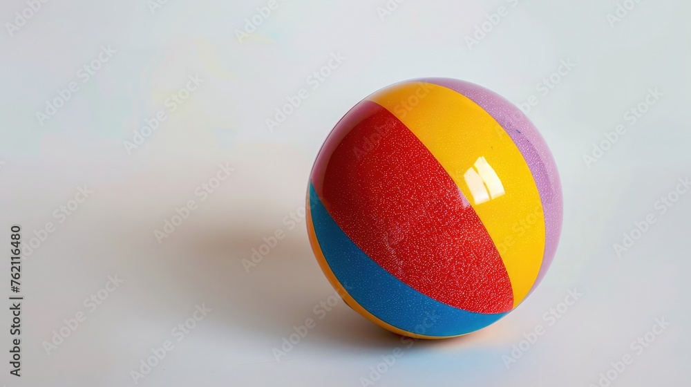 Toy ball against a white background,Child toy ball for improve baby skill on white background,Colorful kid toy ball 

