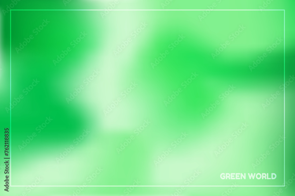 GREEN WORLD gradient theme for wallpaper template, cover, web banner, menu, sale background. gradient abstract background ,gradient blur colorful fluid gradient abstract design wallpaper presentation