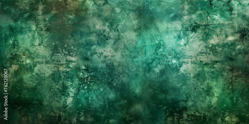 old green grunge wall textures background, vintage green wall, banner, green distressed textured old wall